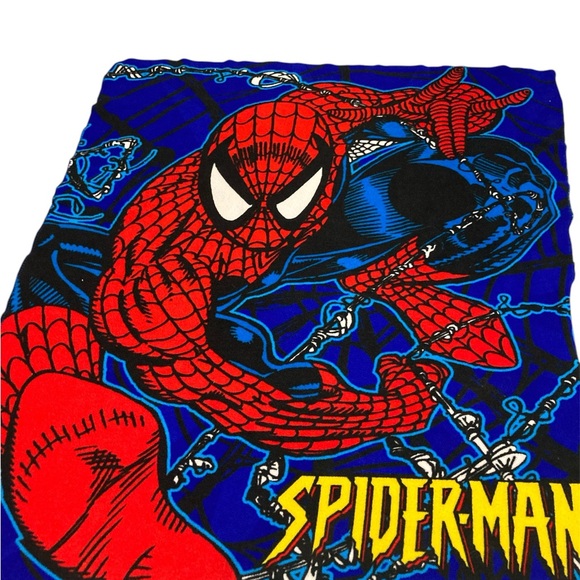 Spider-Man marvel vintage fleece blanket - Picture 1 of 4